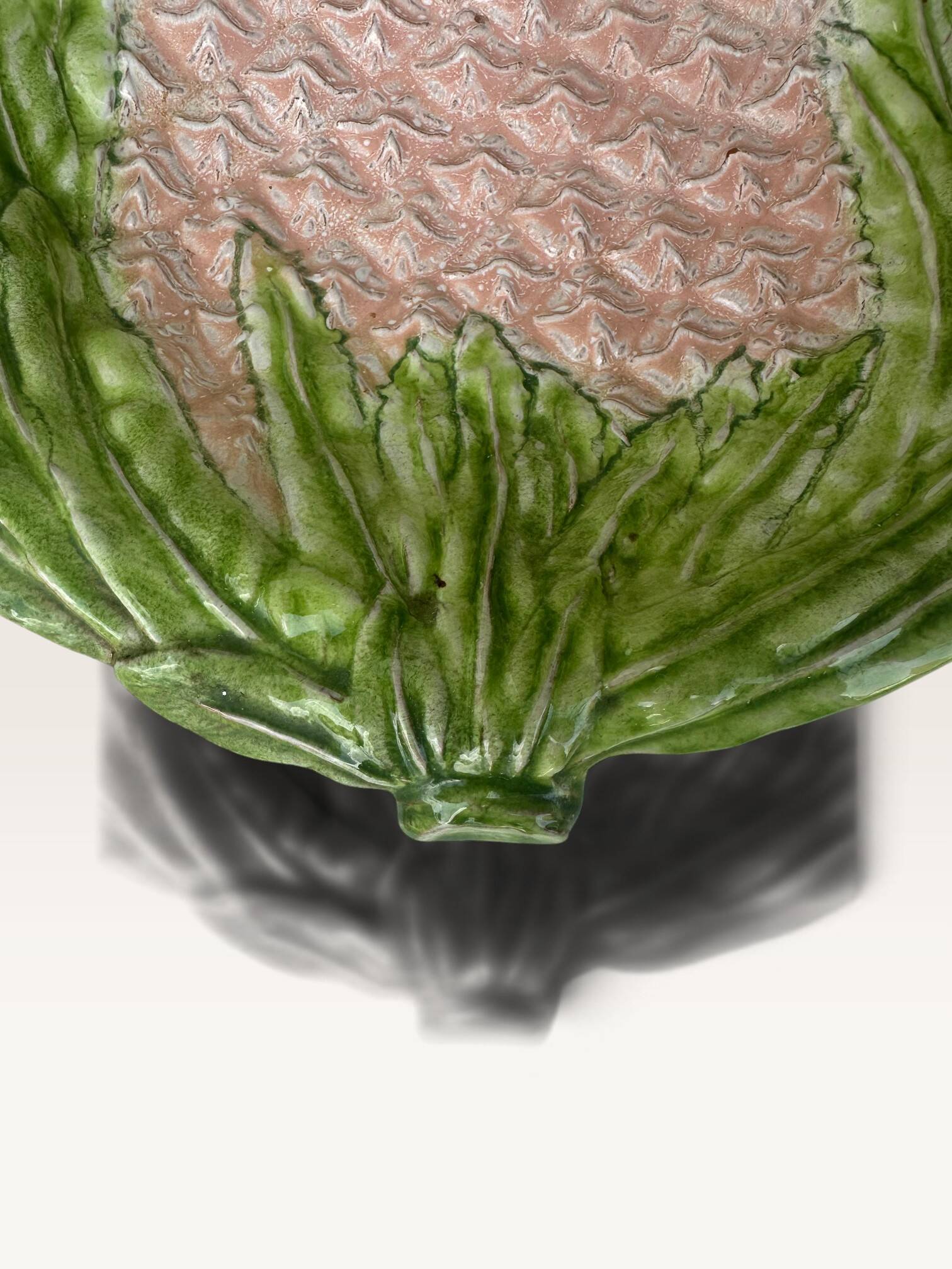 Plat ananas XXL en barbotine