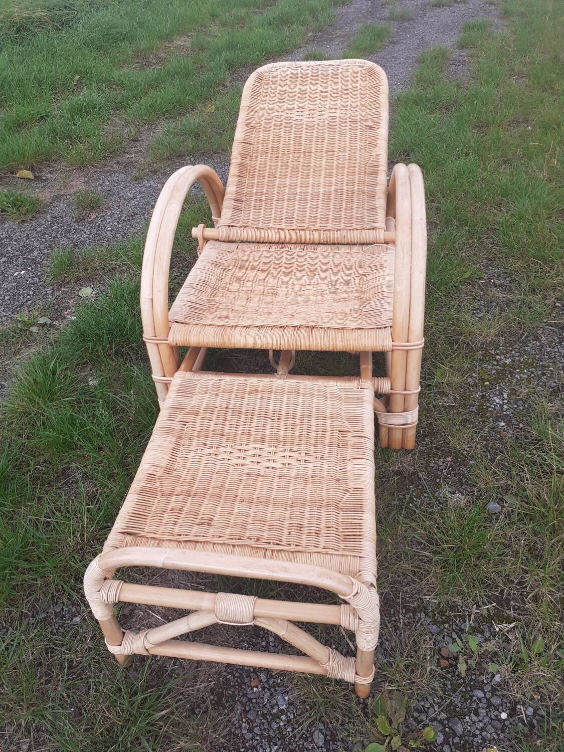 Fauteuil en osier