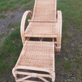 Wicker armchair