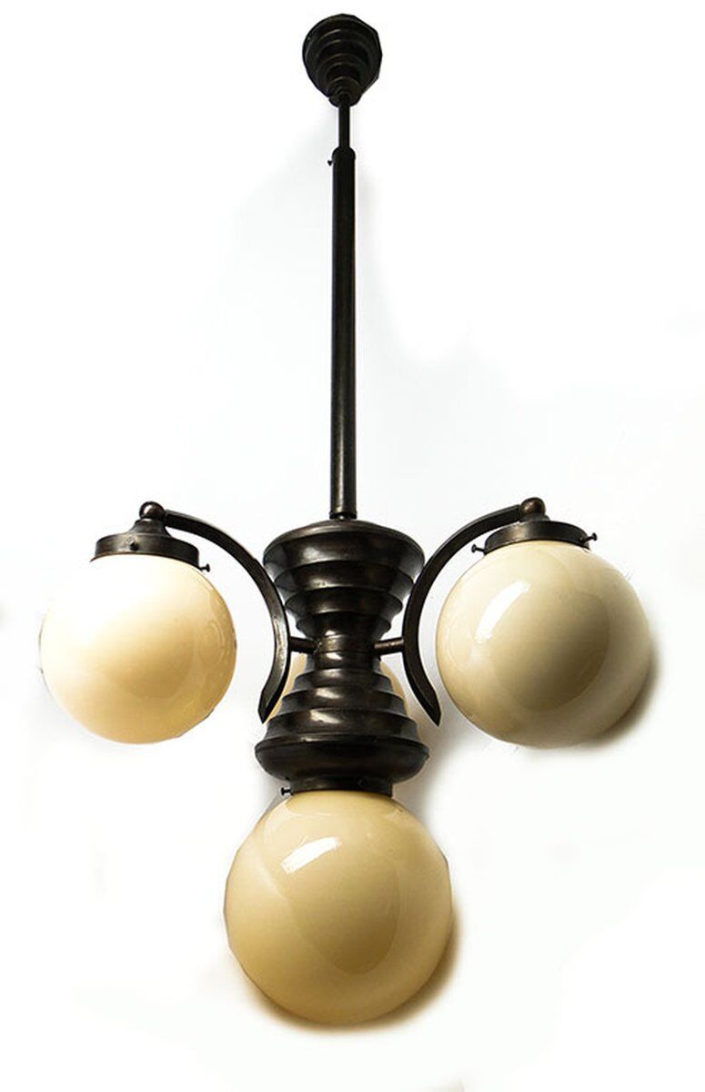 Art Deco chandelier, Czechoslovakia, 1920s