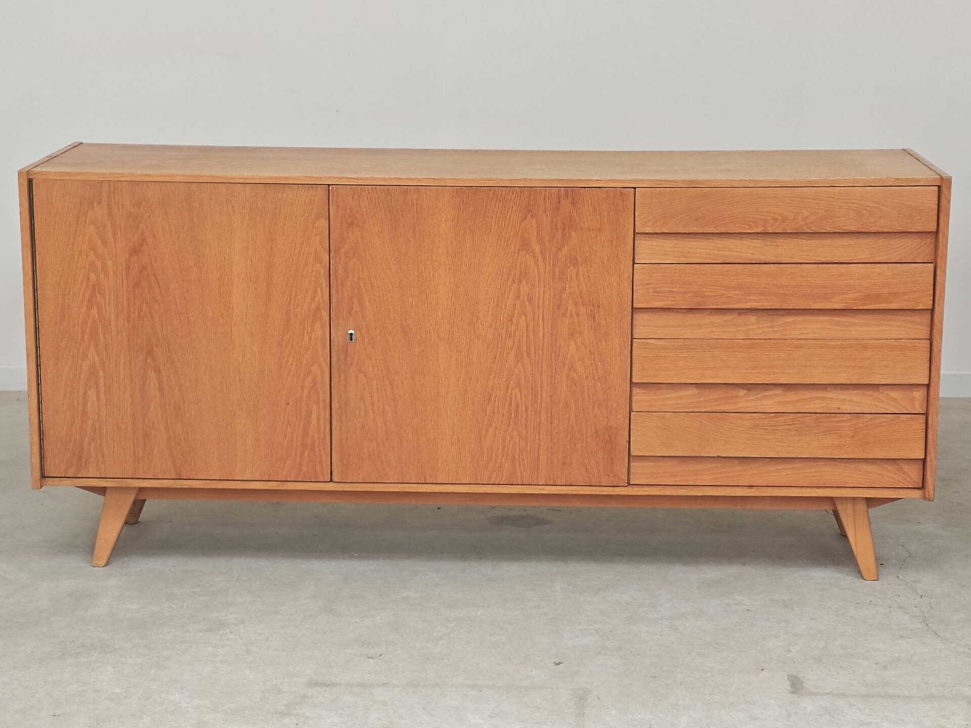 Enfilade U460 light wood by Jiri Jiroutek for Interier Praha 1960