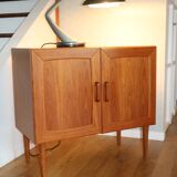 Metallic grey desk lamp FASE