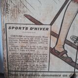 Set of 3 wooden panels le petit echo de la mode old revue