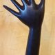 Hand carved in blackened wood, 70s