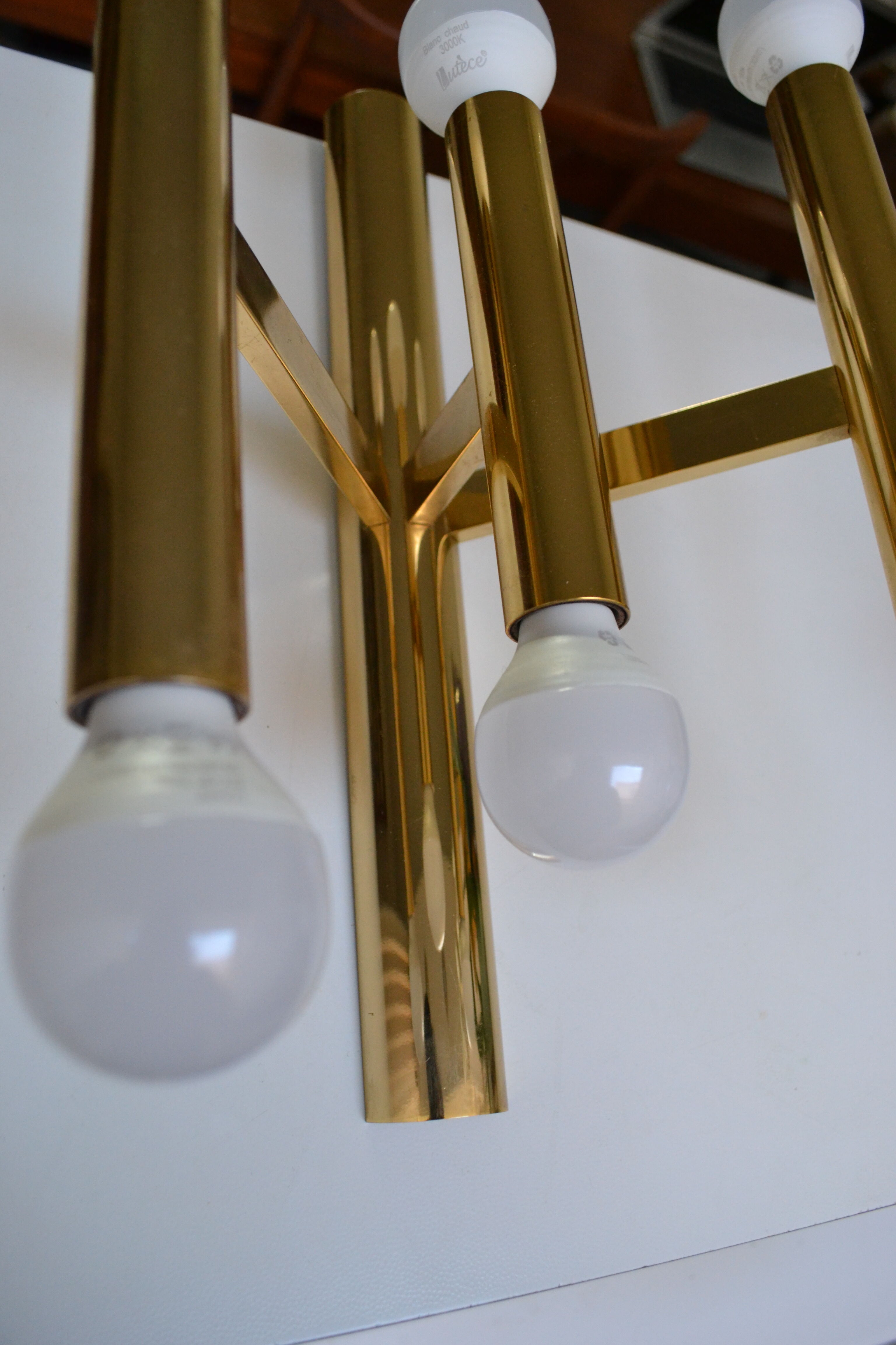 Wall light from Sciolari tubes 6 fires 60s