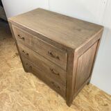Solid oak chest of drawers 3 drawers 50s