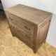 Commode chêne massif 3 tiroirs années 50