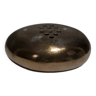 CERAMIC GOLD NUGGET FLOWER PICK, RENATO BASSOLI, 1960s