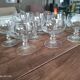 Set of 9 dessert cups, ice cream or crystalline fruit salad
