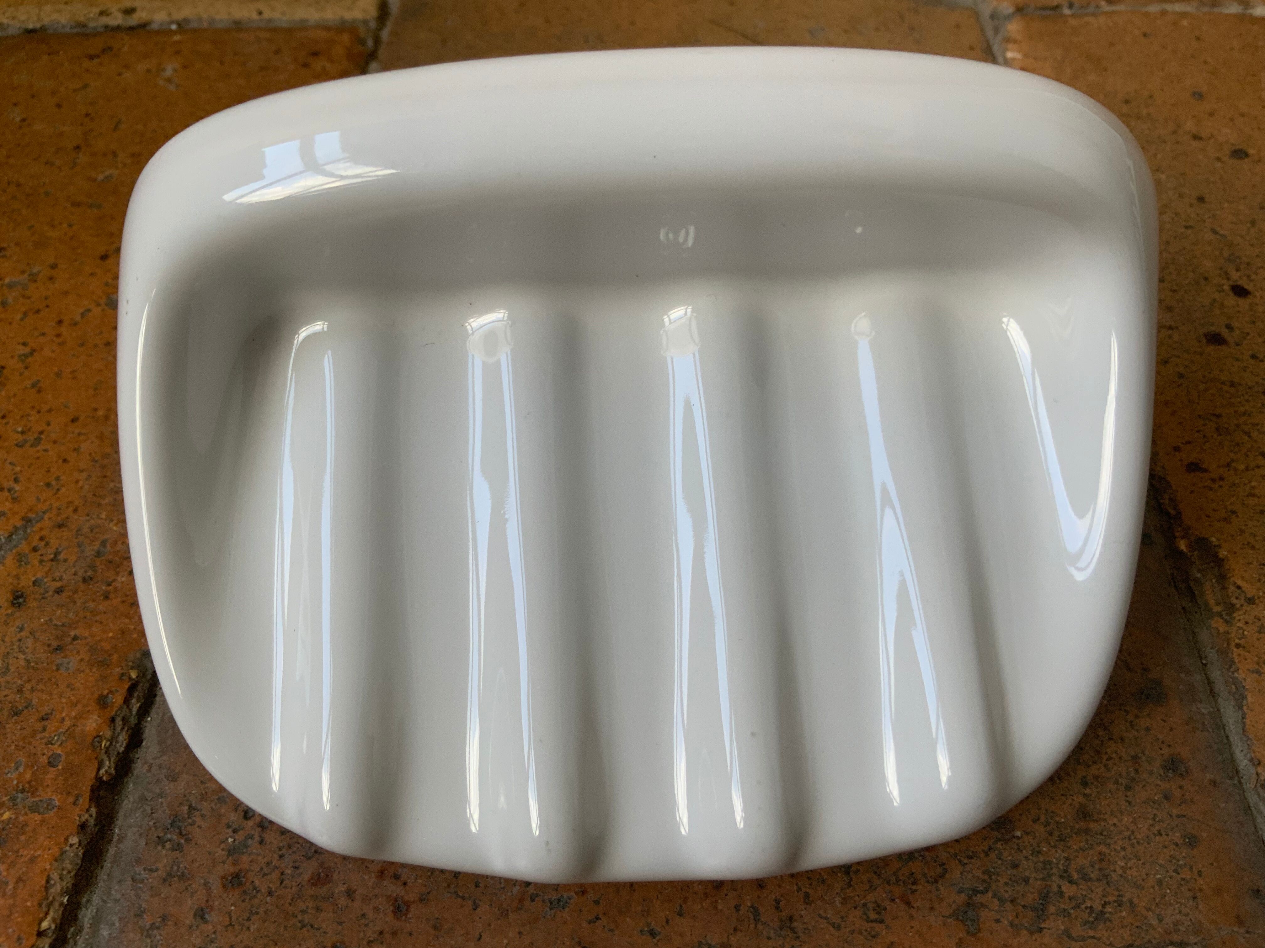 Porcelain soap holder