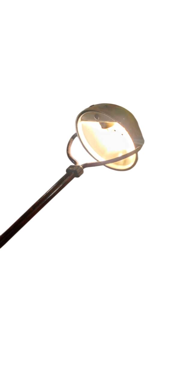 Vintage metal floor lamp "Yuki" Italian designer Paolo Francesco Piva