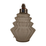 Lamp foot in frosted glass paste