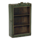 Old art deco green showcase teak wood piece of origin india