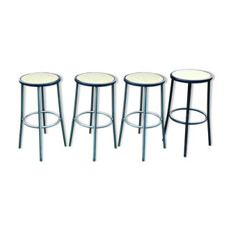 Lot of four bistro stools