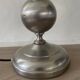 Brushed aluminium lamp 43cm 1970s