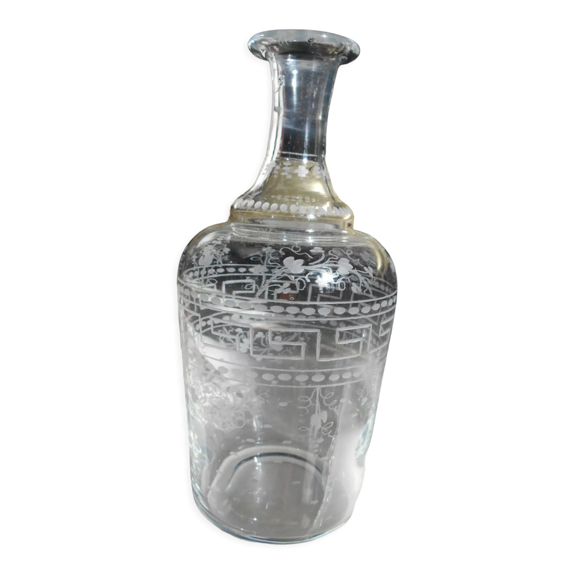 Carafe gravée
