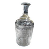 Engraved decanter