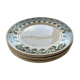 Set of 6 plates - Terre de Fer, Badonviller