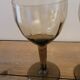 60's smoked port glass