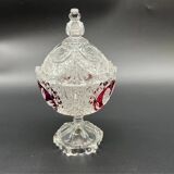 Hofbauer Crystal Candy Box - "Ruby Birds" Model