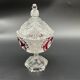 Hofbauer Crystal Candy Box - "Ruby Birds" Model