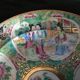 Canton porcelain plate - Character and Bird Decoration - China - 19th Century