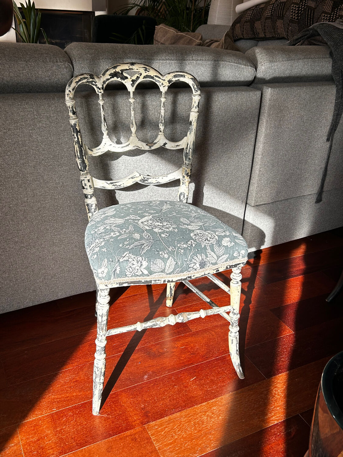 Two Napoleon III chairs, completely restored