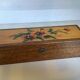 Hand decorated wooden box