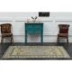 1970s Vintage Turkish Handmade Wool & Cotton Orange Area Rug 134x213