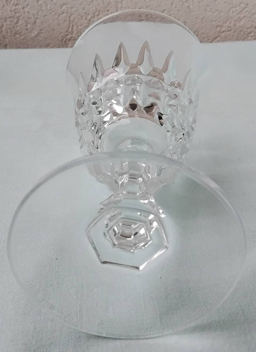 Crystal footed glasses