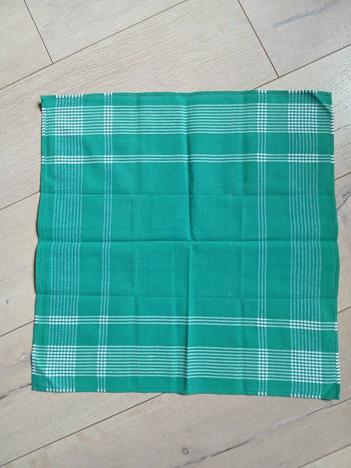 2 nappes + 11 serviettes vintages