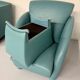 Living room sofa and armchair Atlantis design from the 90s by Wittmann vintage