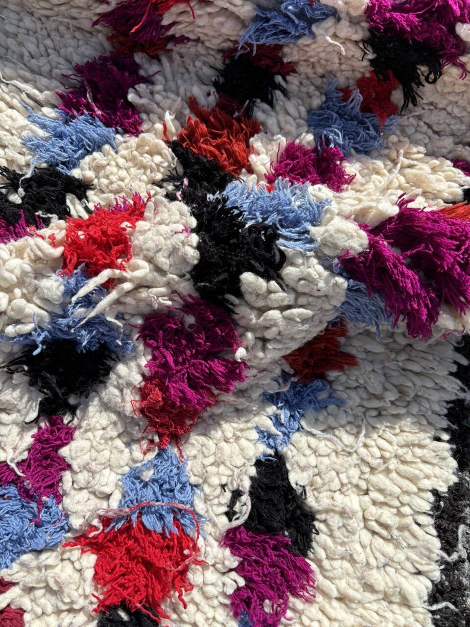 Azilal Vintage Moroccan Berber Rug, 70x195 cm