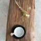 Stool in blond teak