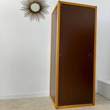 Flototto design beech wardrobe from the 70s, vintage and modular