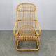 Fauteuil en rotin italien des années 1960.