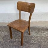 6 anciennes chaises bistrot bois courbé