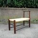 Cantel or antique mulched bench of fireplace corner