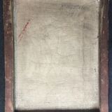 "portrait of man" oil on canvas signed mantovani 1918