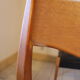 Series of 6 Scandinavian chairs in teak and skaÏ