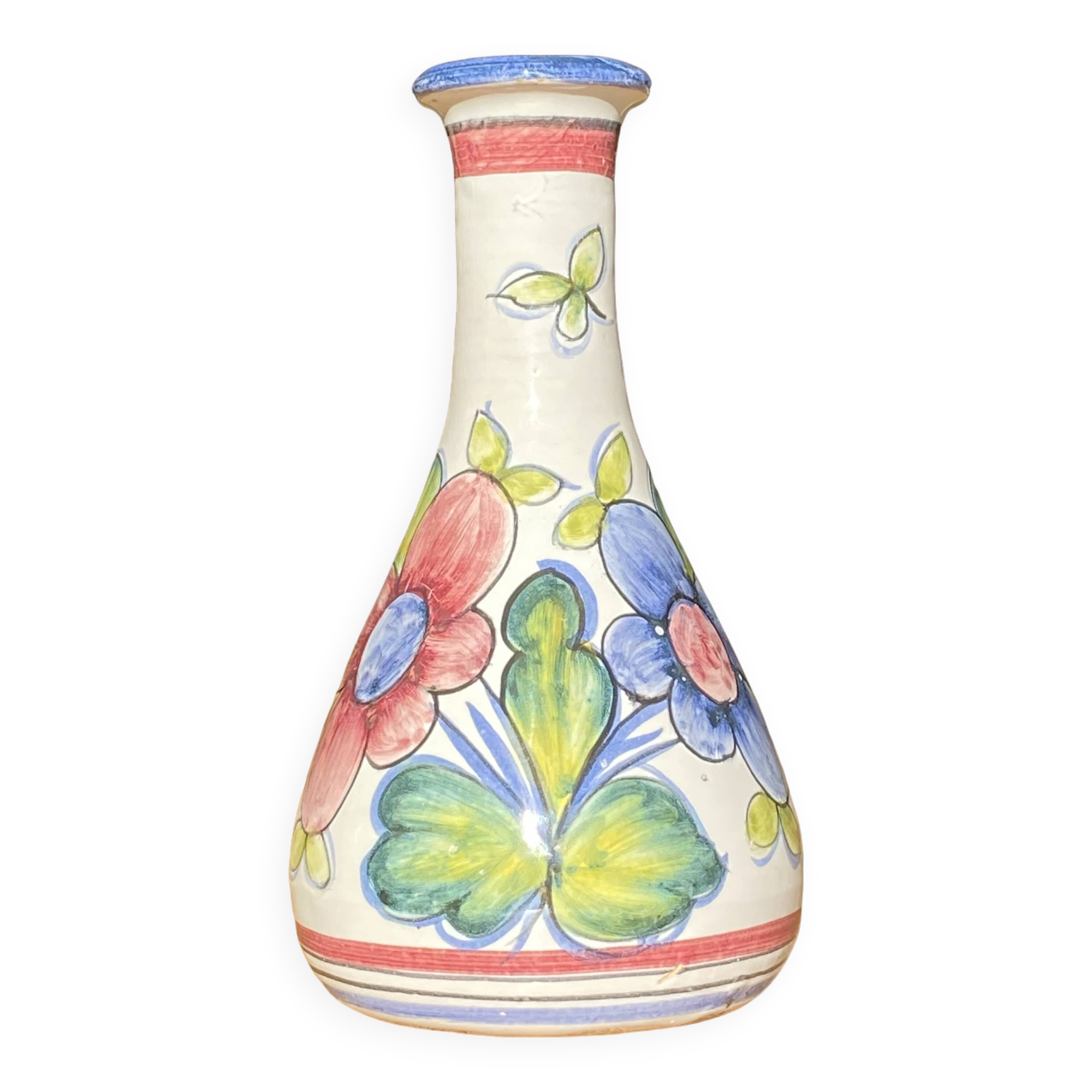 Coimbra earthenware bottle vase