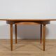 Mid-Century Round Teak Extendable Dining Table, United Knigdom, 1960s