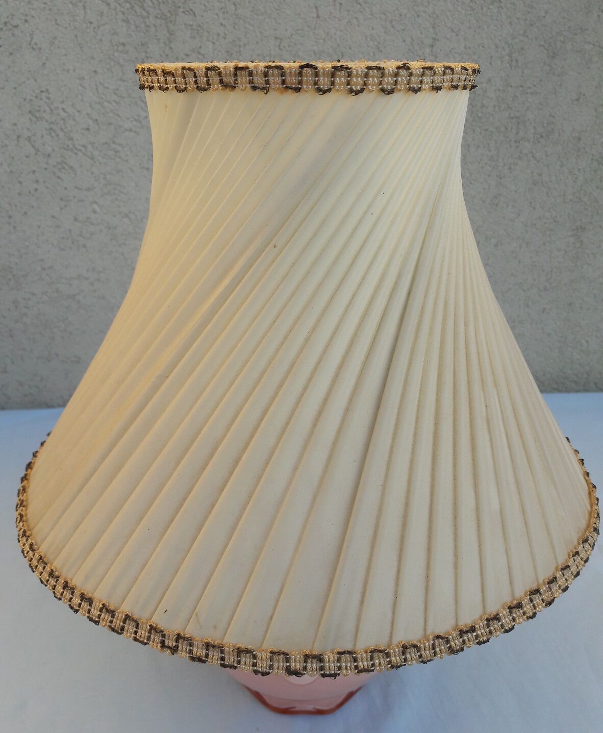 Lampe opaline rose