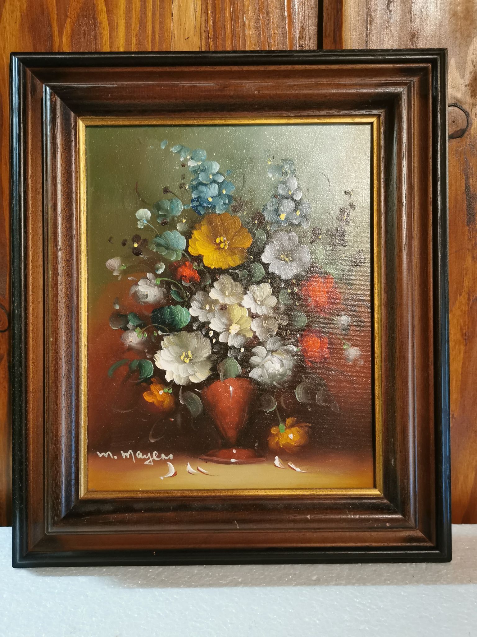 Tableau peinture floral