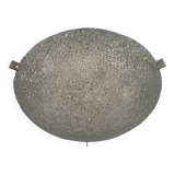 1960s 1970s Ice Glass Flush Mount from by Kaiser Leuchten Germany