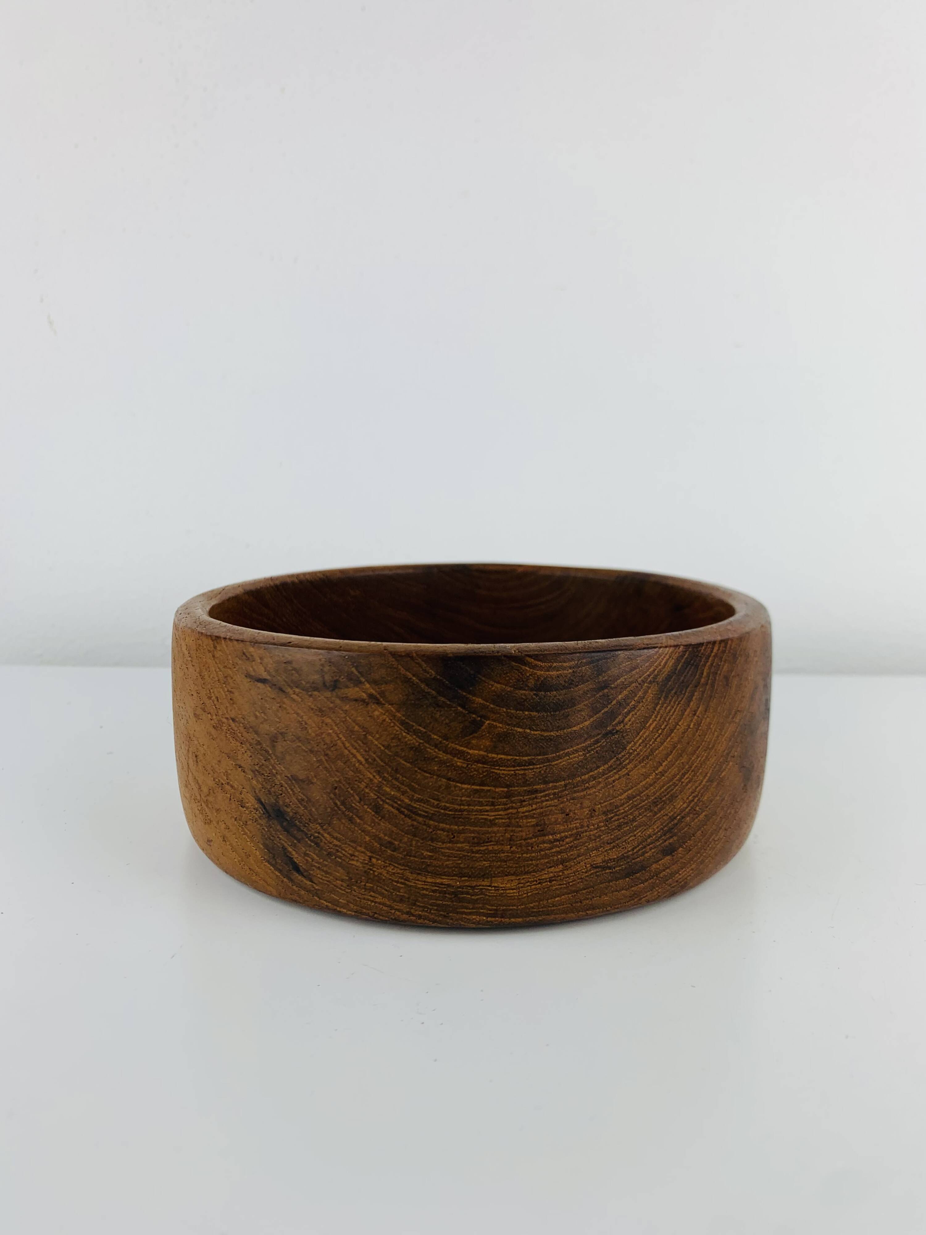Scandinavian teak catchall, 1960s