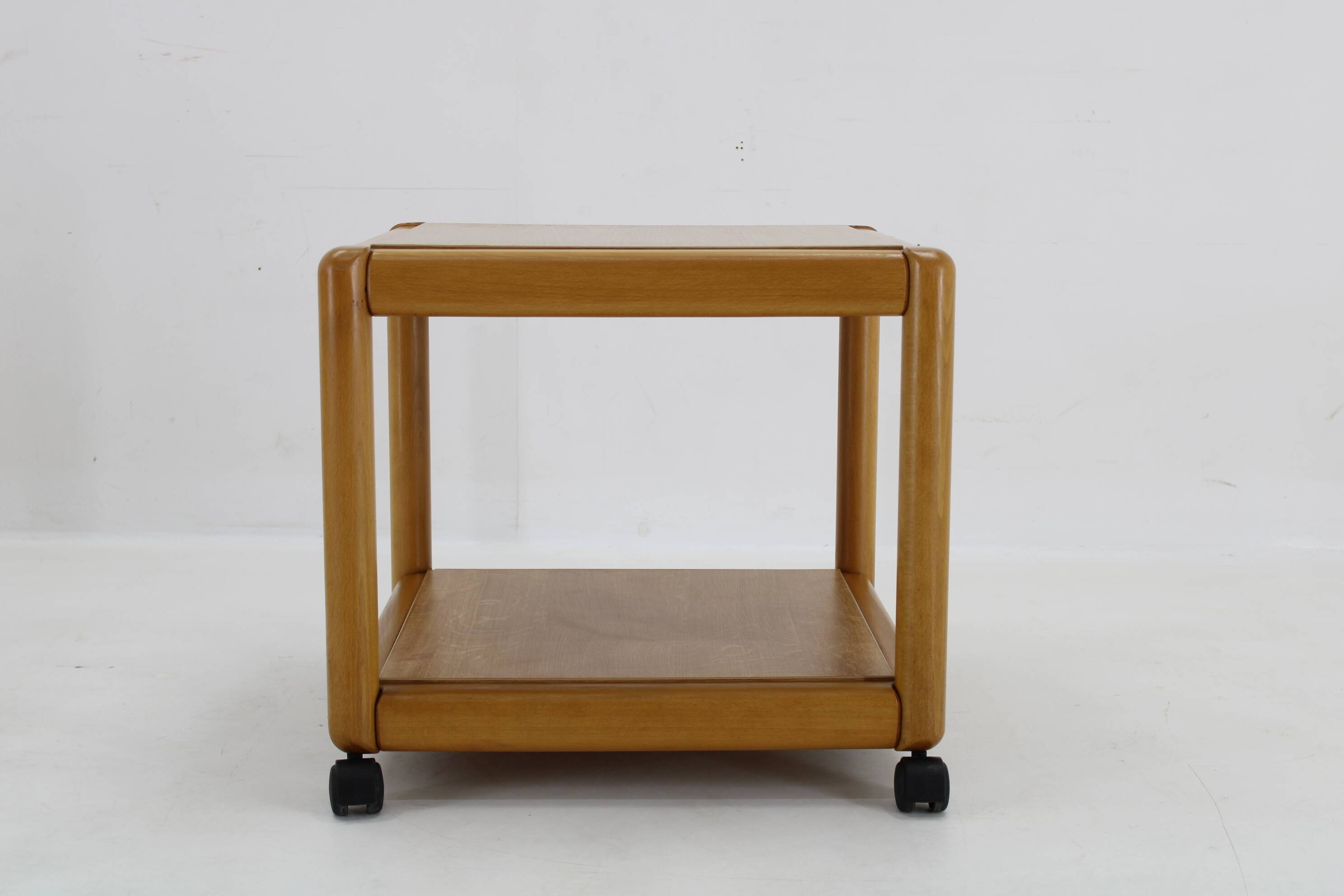 1970s Pair of Beech Armchairs and Coffee Table  by TON, Czechoslovakia