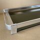 70s smoked glass tray
