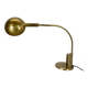 Large Modernist 60cm Table Lamp in Brass and Metal by Florian Schulz, Germany, 1970s