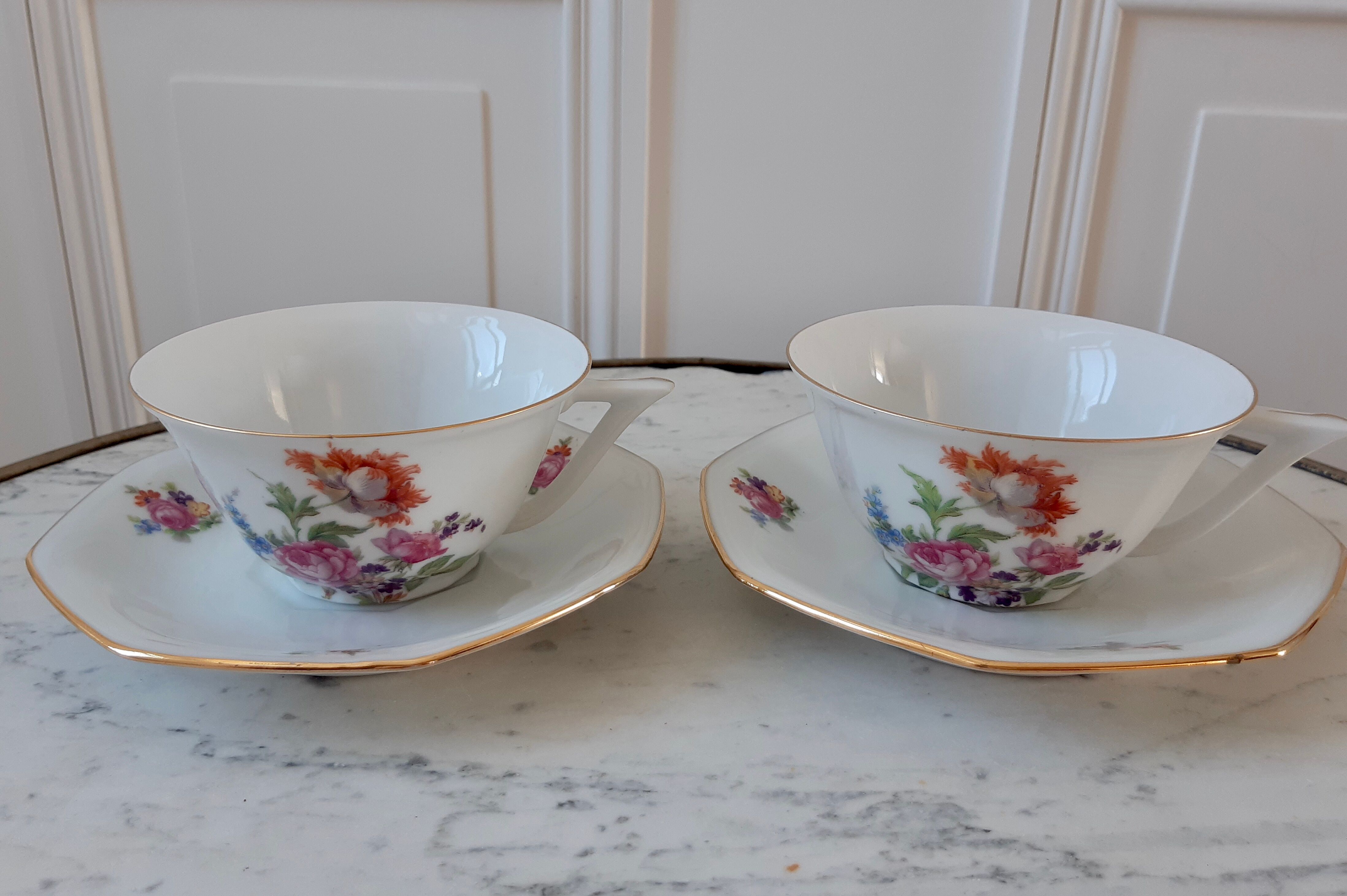 Duo of cups Limoges PN 60s